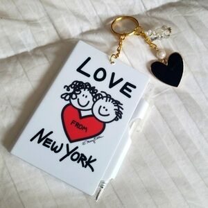 LUXURY MYSTICAL BAG CHARM NEW YORK COACH BIRKIN PAD WITH PEN HEART GUMMY BEAR